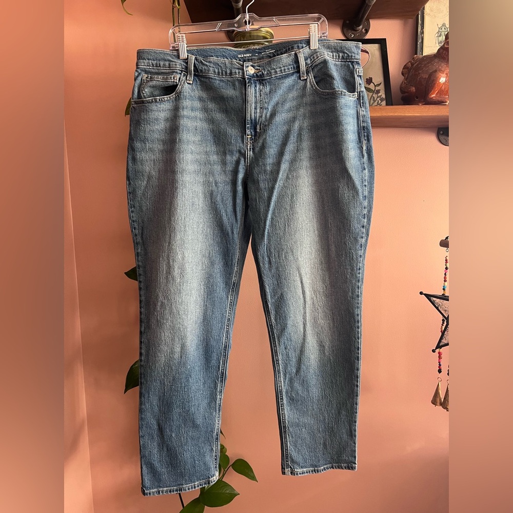 Old Navy WOW Boyfriend Jeans in Light Blue